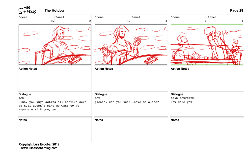 Storyboard page 28
