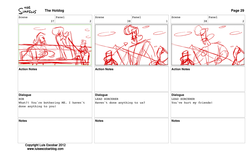 Storyboard page 29