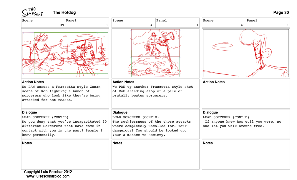 Storyboard page 30