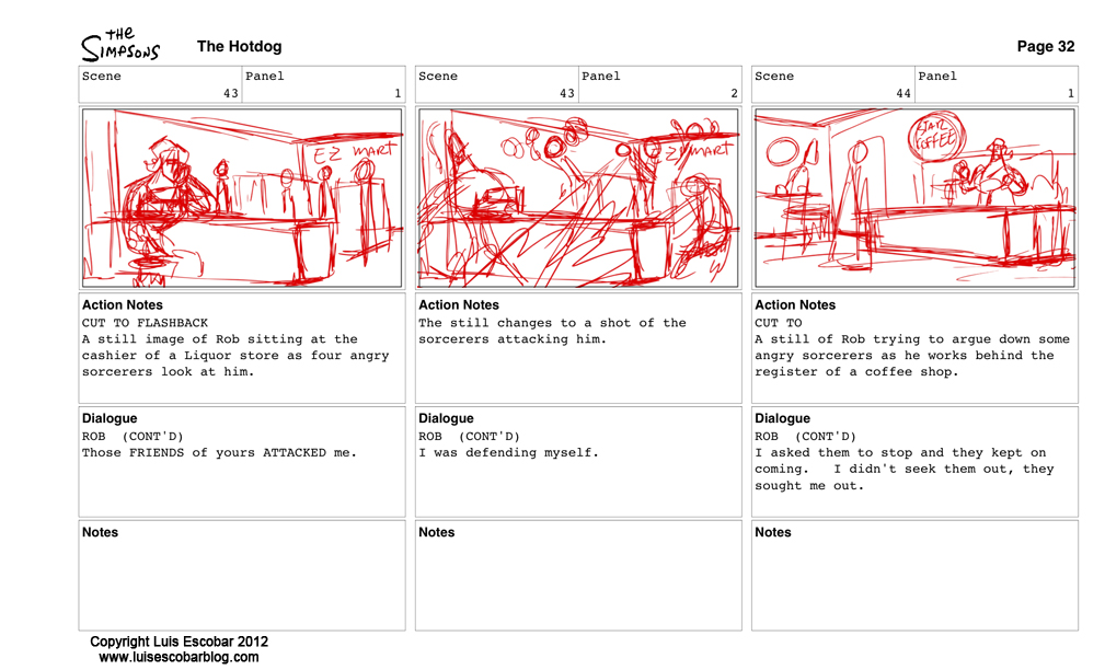 Storyboard page 32