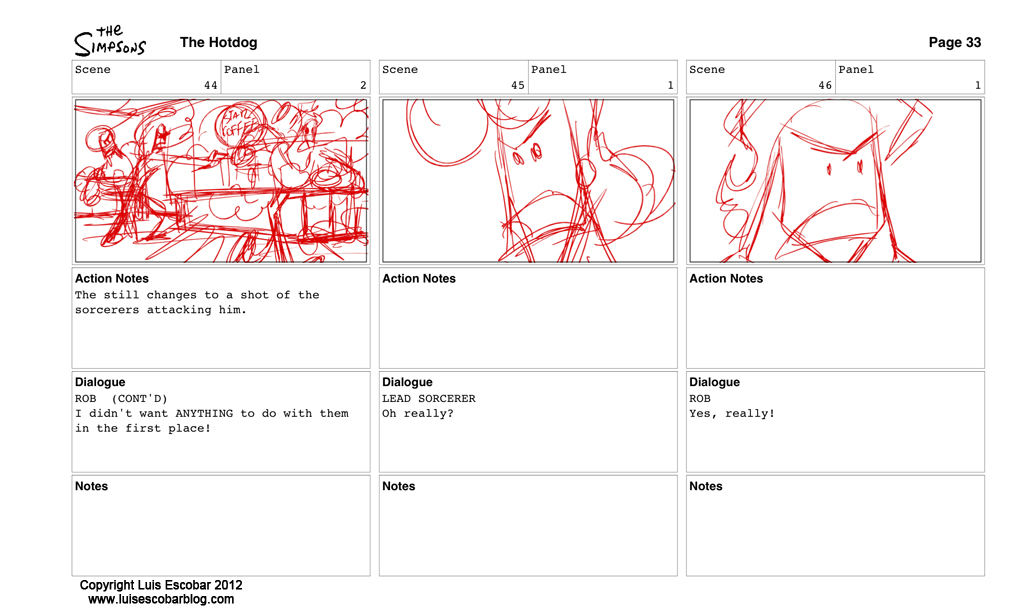 Storyboard page 33
