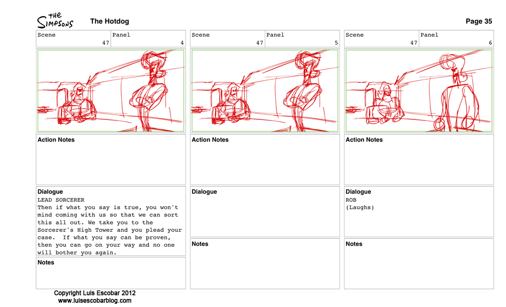 Storyboard page 35