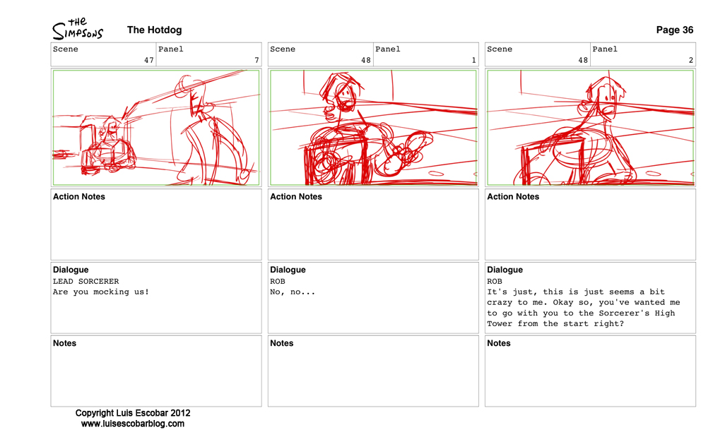 Storyboard page 36