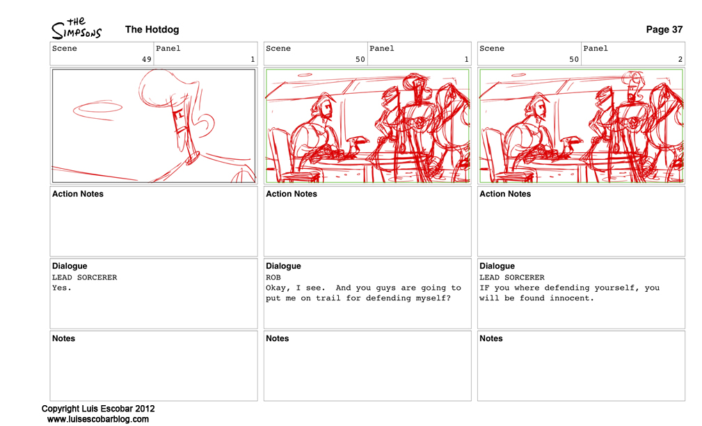 Storyboard page 37