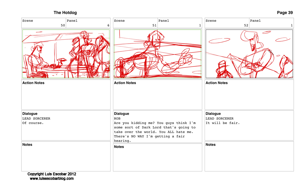Storyboard page 39a
