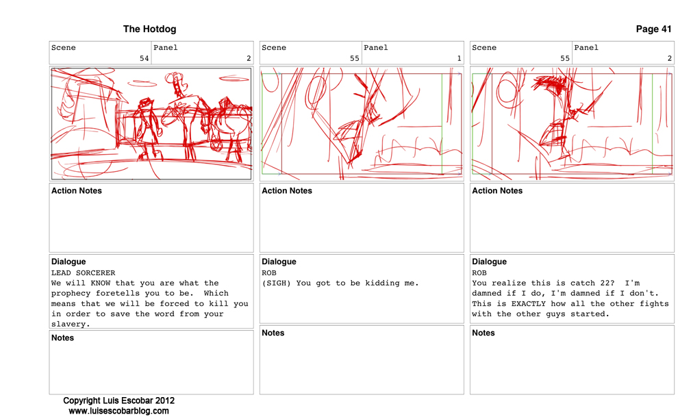 Storyboard page 41