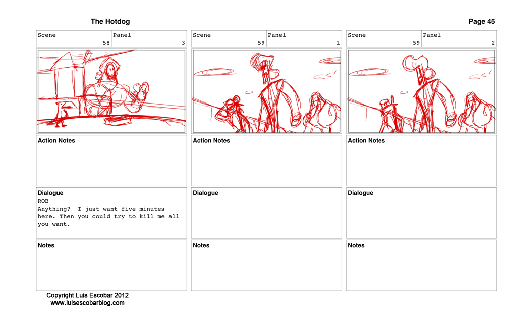 Storyboard page 45