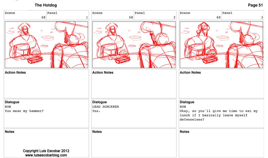 Storyboard rough 51 Storyboard rough 51
