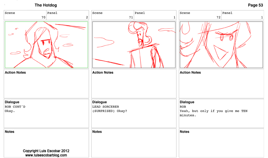 Storyboard rough 53 Storyboard rough 53