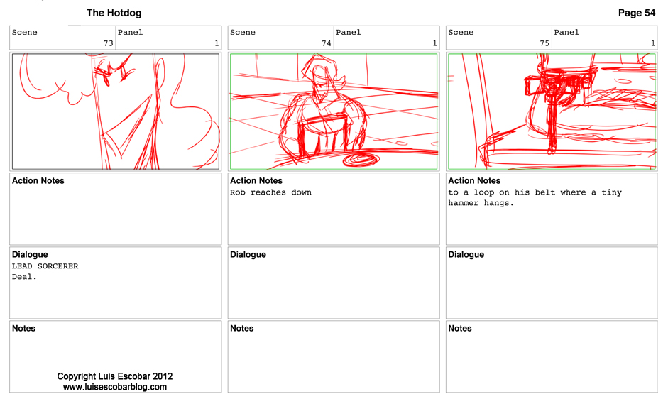 Storyboard rough 54 Storyboard rough 54