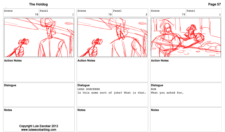 Storyboard rough 57 Storyboard rough 57