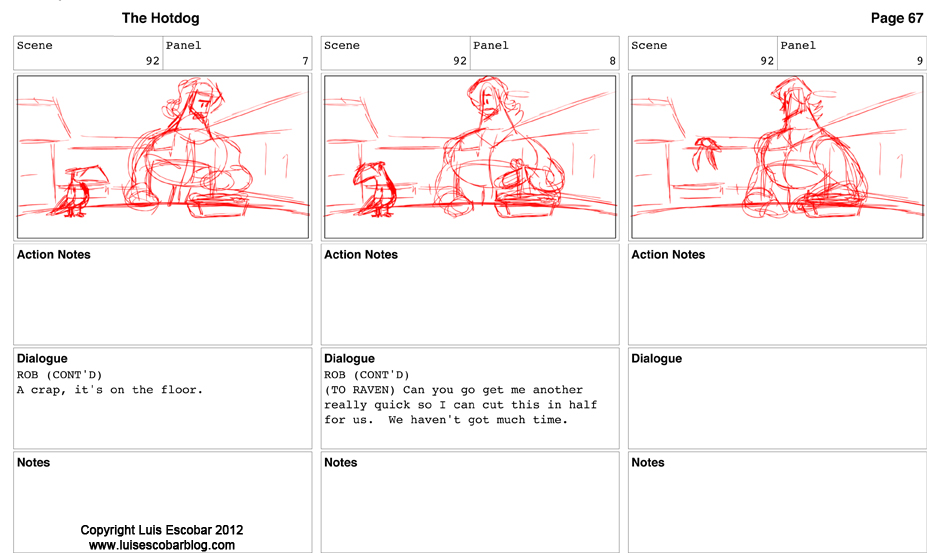 Storyboard rough 67