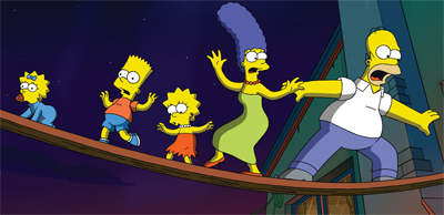The Simpsons Story Reel Artist's Balancing act