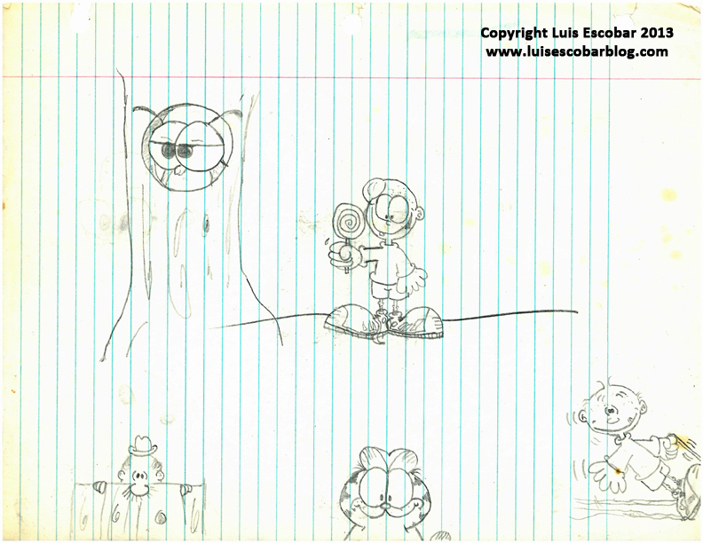 Garfield inspire junior high drawings